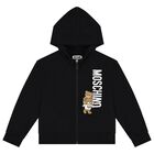 Black Teddy Bear Logo Tracksuit, 1, hi-res