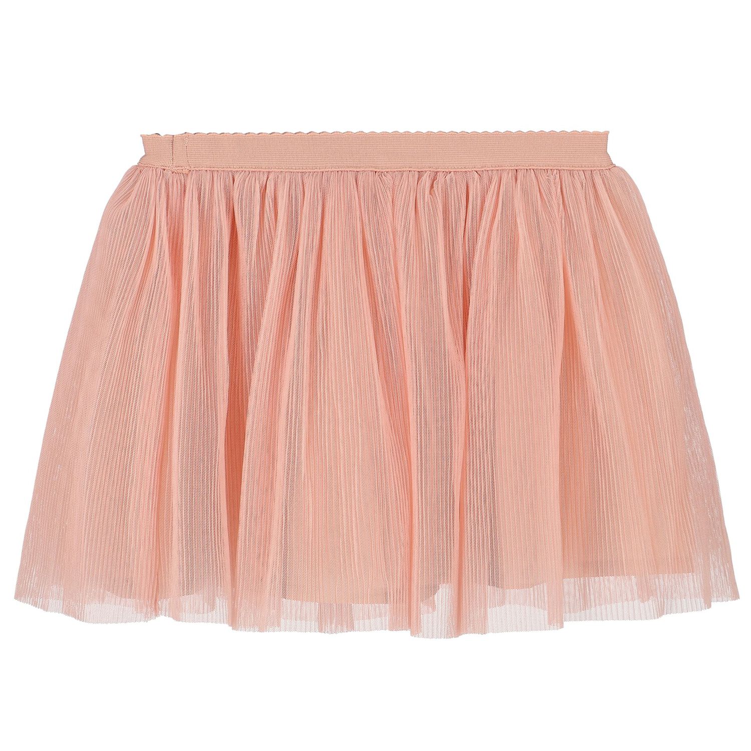Girls White & Pink Tulle Skirt Set, 1, hi-res