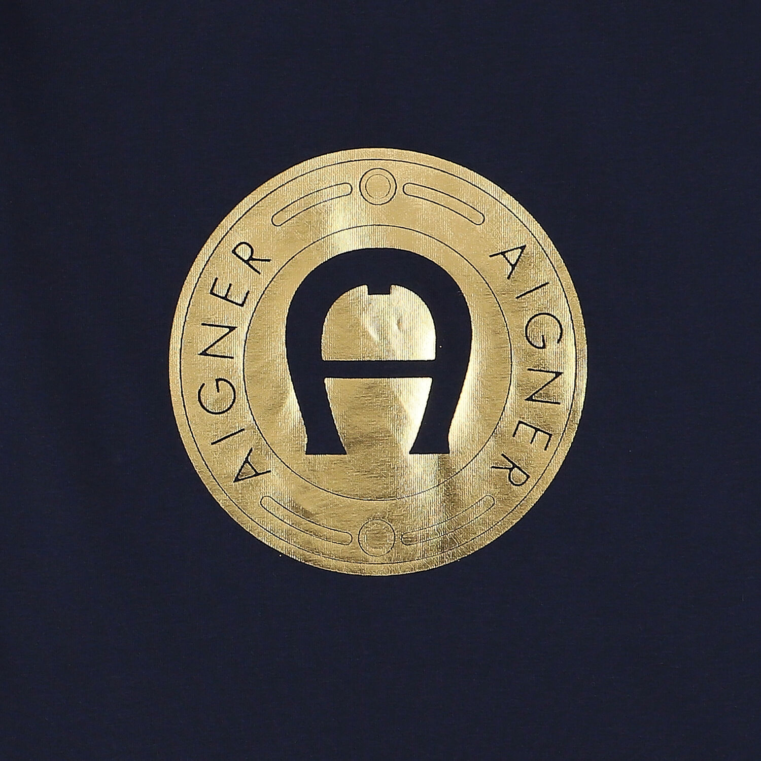 تيشيرت بالشعار باللون الكحلي للأولاد, 1, hi-res