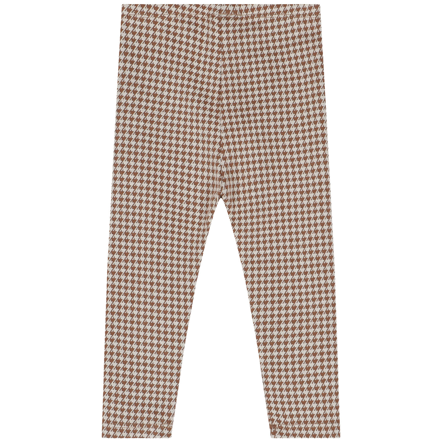 طقم ليغينز بنات باللون الاحمر والبيج, 1, hi-res