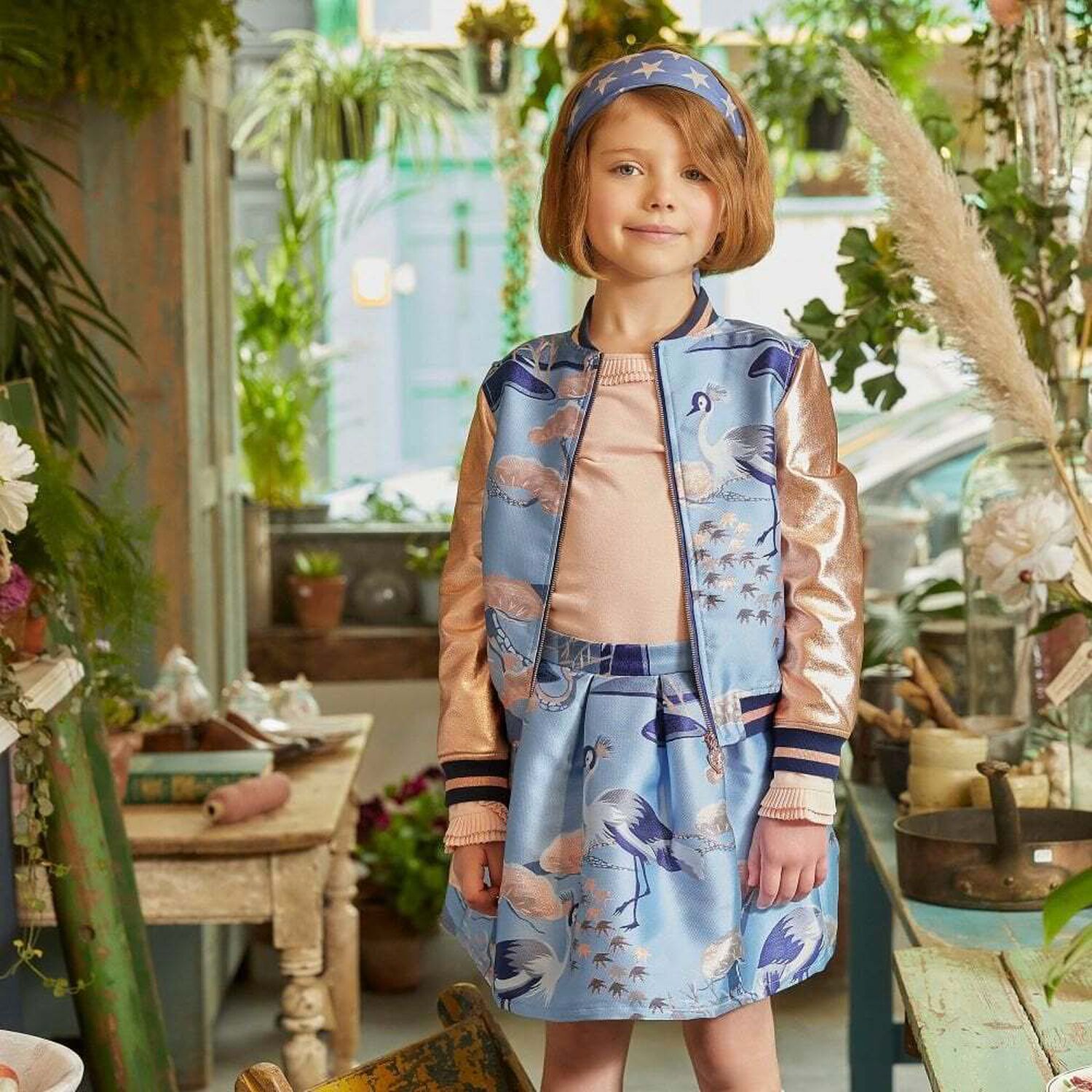 تنورة عيد باللون الازرق , 1, hi-res