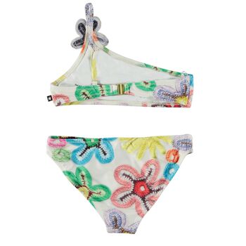 Girls Multi-Colored Floral Naja Bikini