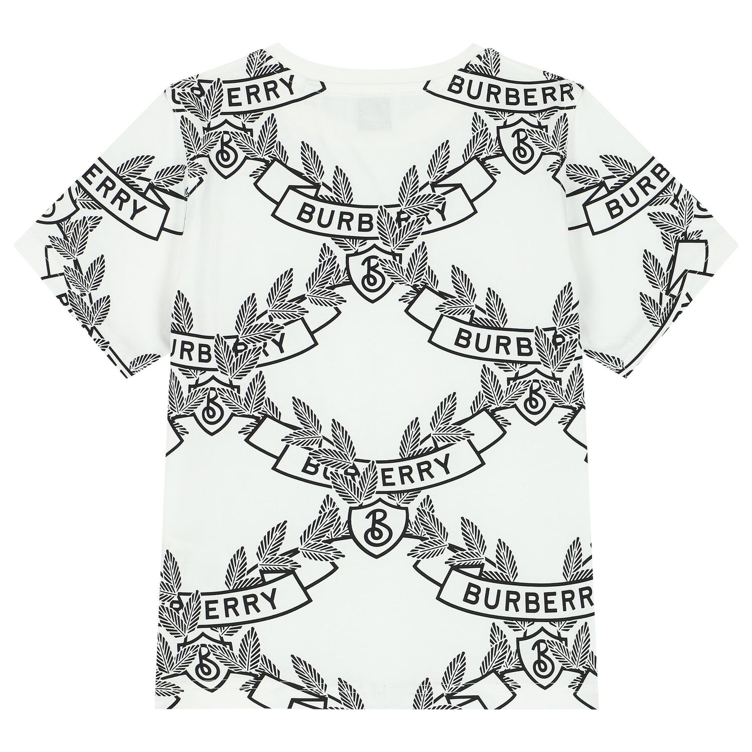 تيشيرت بالشعار باللون الأبيض والأسود, 1, hi-res