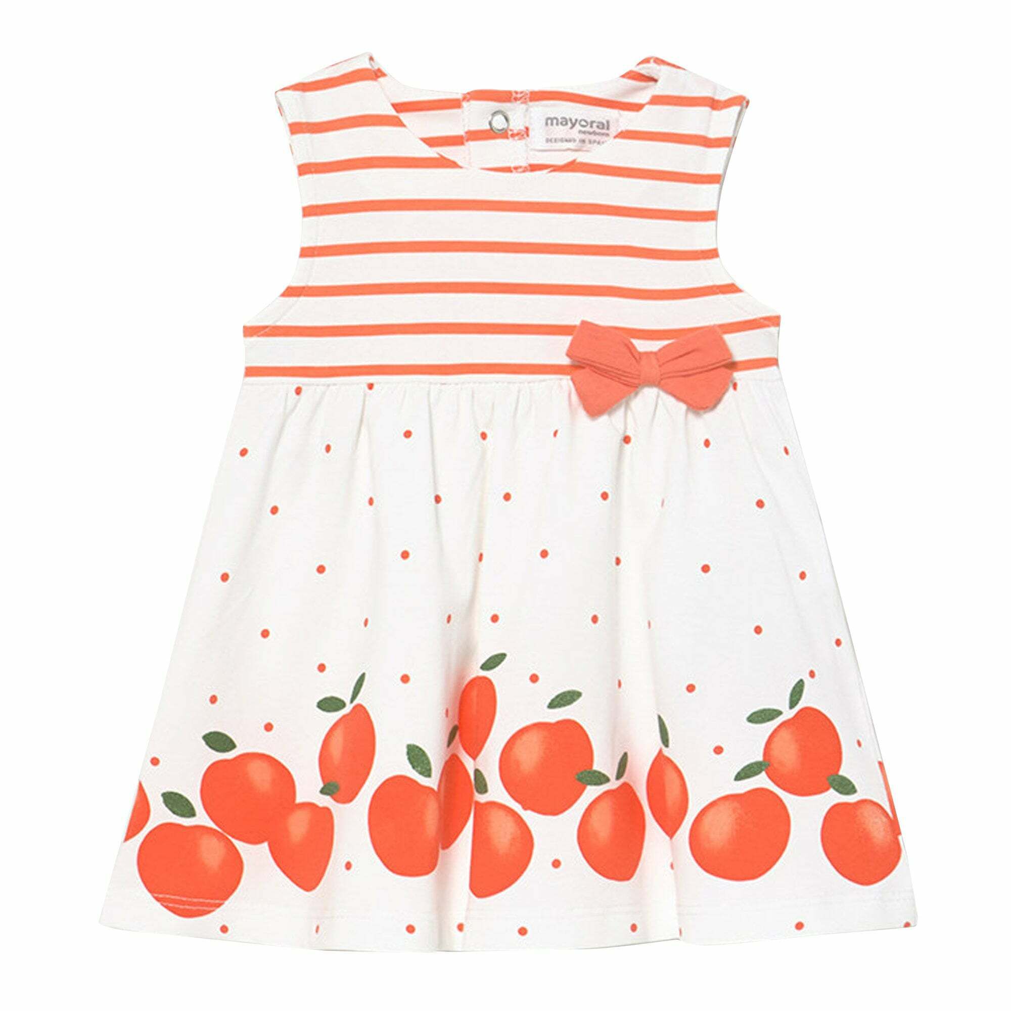 Orange frock for baby sale girl