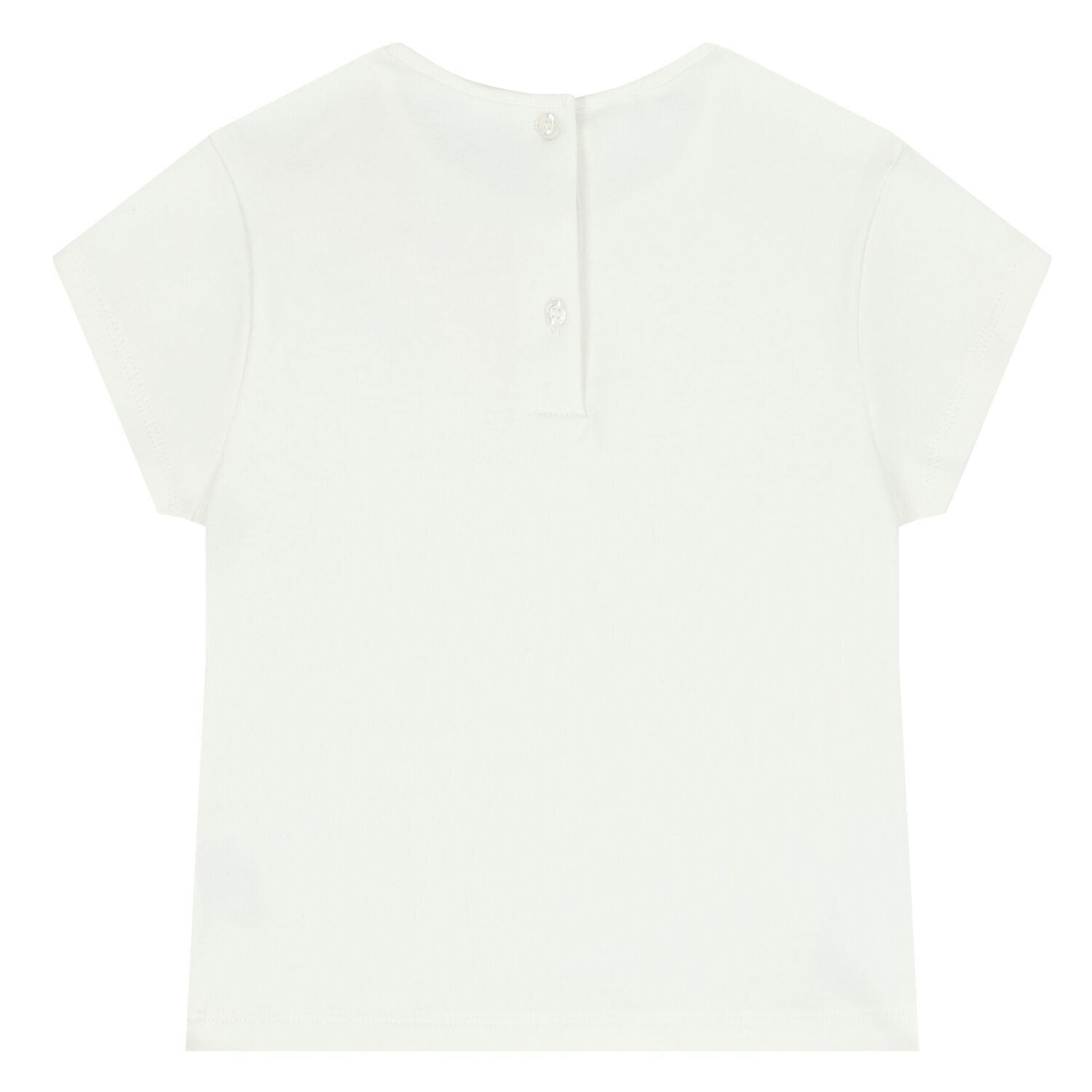 طقم بنات تنورة باللون العاجي والوردي, 1, hi-res