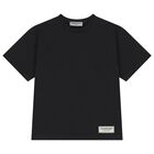 Black Logo Oversized Fit T- Shirt, 2, hi-res