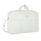 Ivory Quilted Baby Changing Bag, 2, hi-res