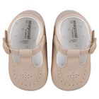 Baby Boys Beige Pre Walker Shoes, 2, hi-res