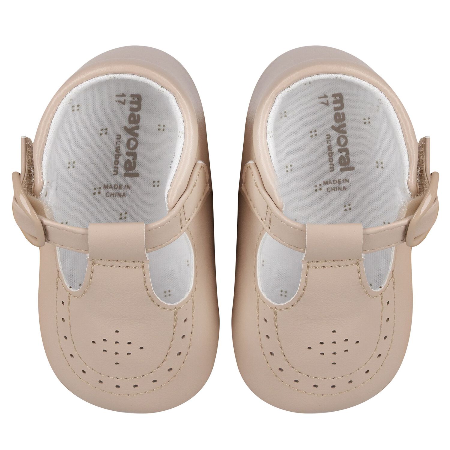 Baby Boys Beige Pre Walker Shoes, 2, hi-res image number null