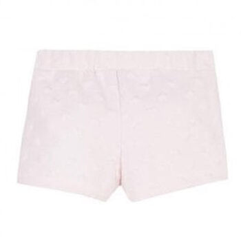 Girls Pink Heart Shorts