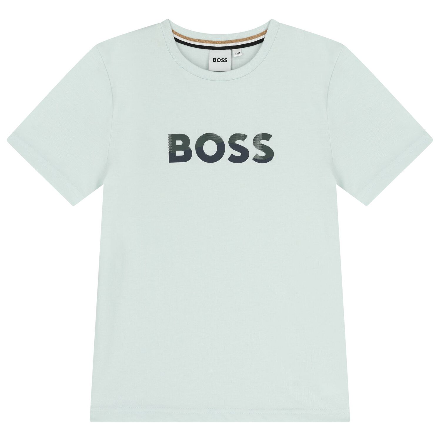 Boys Mini Me White & Navy Blue Logo Shorts Set, 1, hi-res