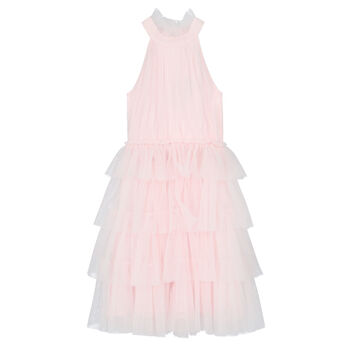 Girls Pink Tulle Dress