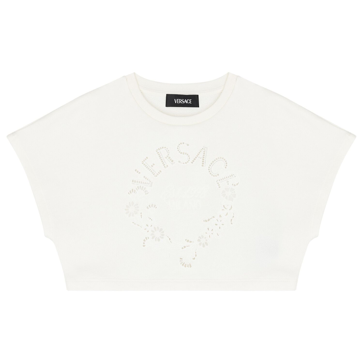 Girls Ivory Logo T-Shirt, 1, hi-res image number null