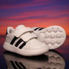 White Grand Court Trainers, 1, hi-res