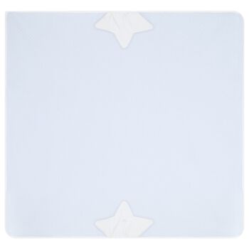 بطانية بيبي أولاد مبطنة باللون الأبيض و الوردي 