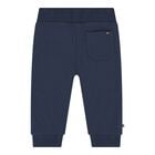 Baby Boys Navy Blue Logo Tracksuit, 1, hi-res