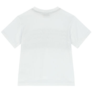Boys White Logo T-Shirt