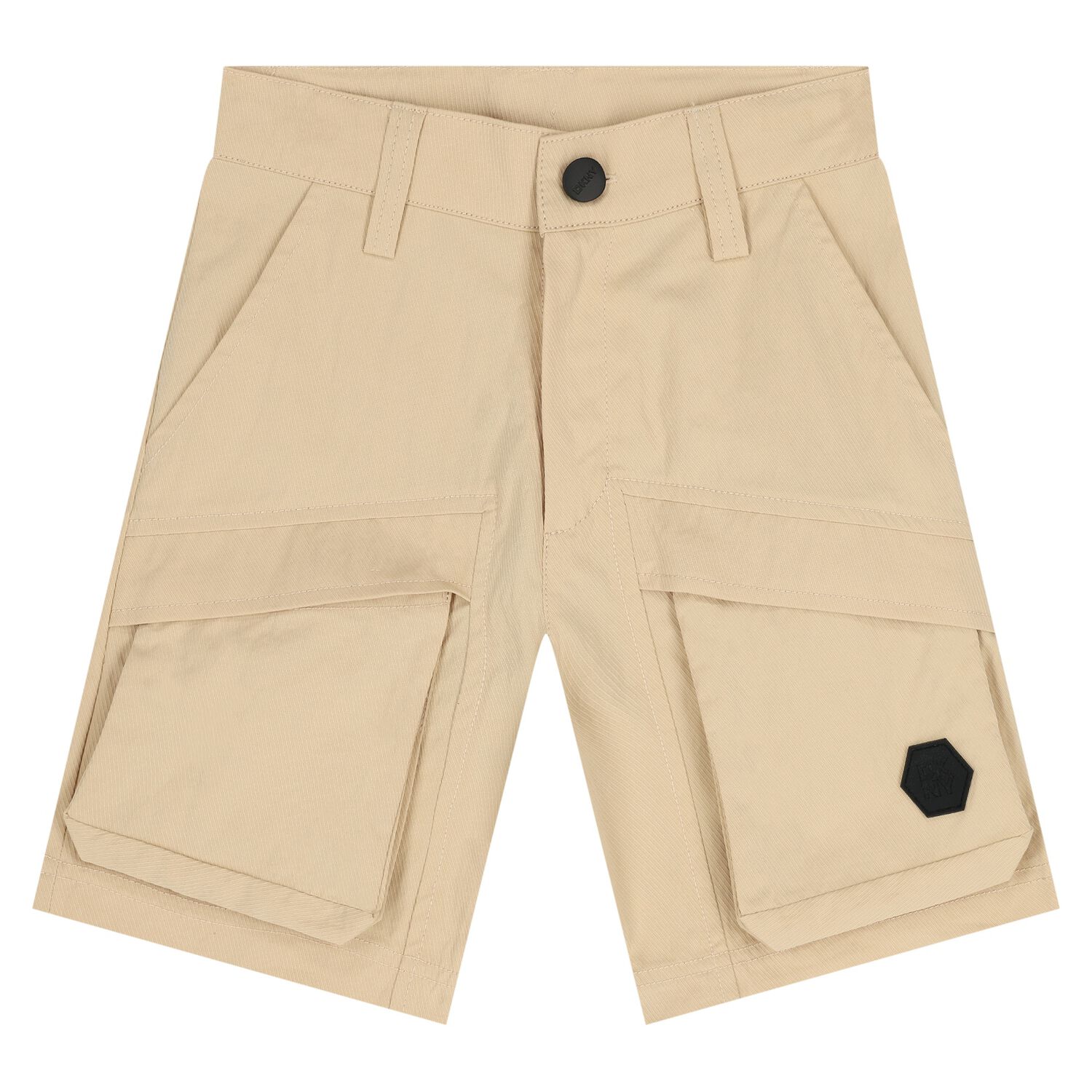 Beige Cargo Shorts, 1, hi-res