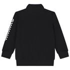Boys Black Logo Sweatshirt, 1, hi-res