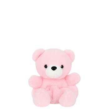 Girls Pink Palm Pals Bailey Baby Bear Soft Toy ( 13cm )