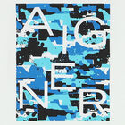 طقم شورت بالشعار باللون الأبيض والأزرق للأولاد, 1, hi-res