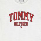 تيشيرت بالشعار باللون الابيض للبنات , 1, hi-res