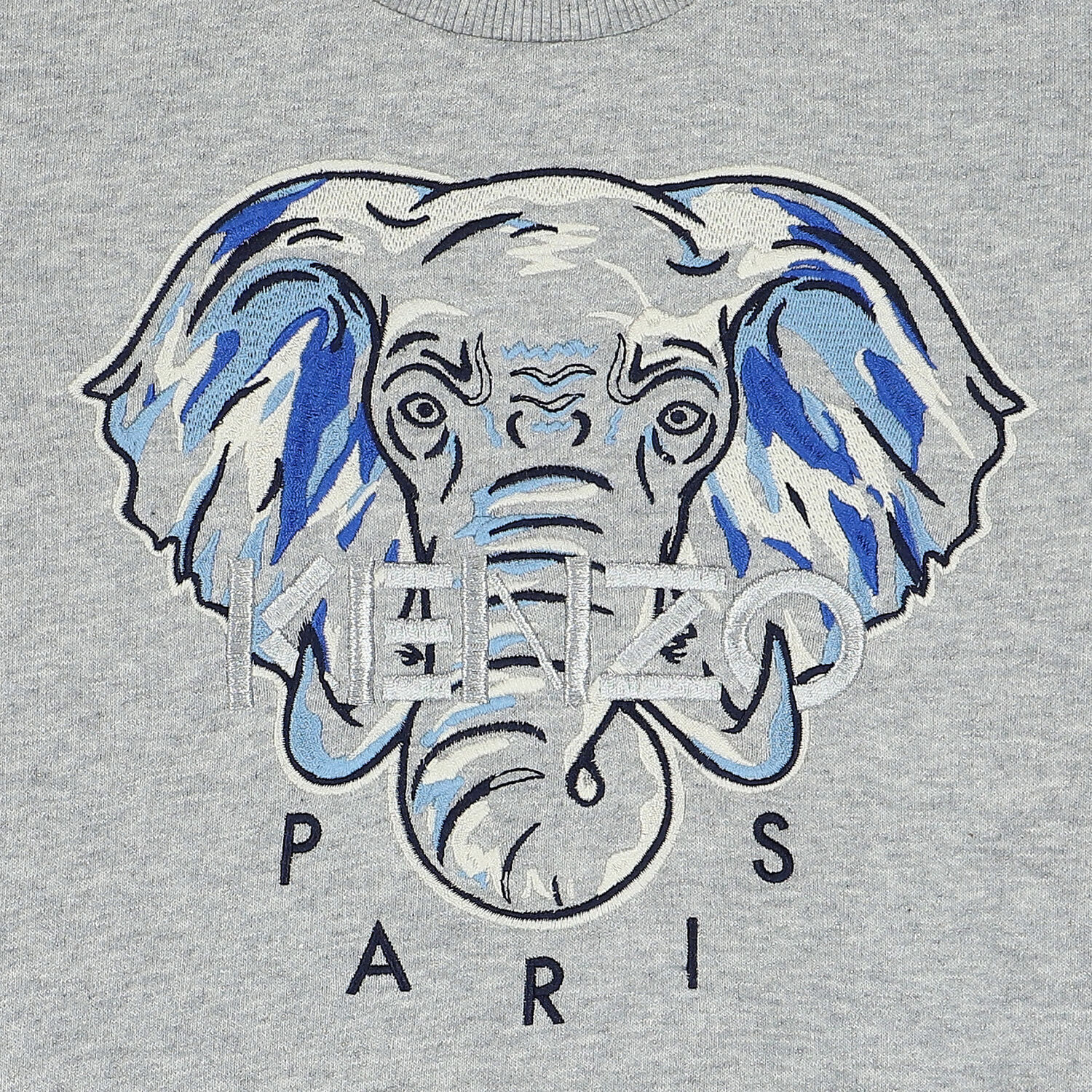 Girls Grey Elephant Logo Sweatshirt, 1, hi-res