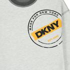 سويت شيرت اولاد قابل للعكس بالشعار باللون الرمادى, 1, hi-res