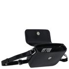 Girls Black Leather Handbag, 2, hi-res