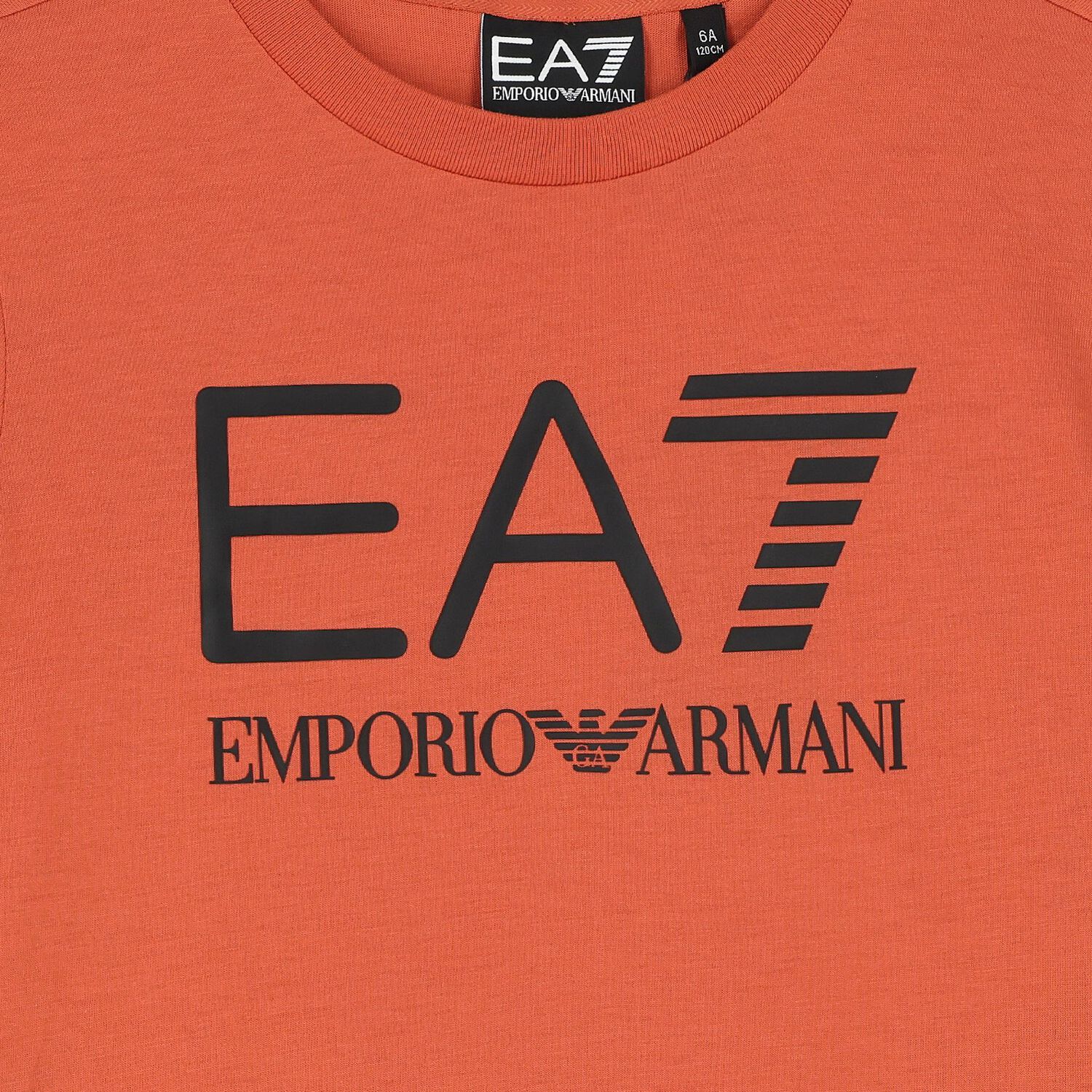  طقم شورت أولاد بالشعار باللون الأسود والبرتقالي, 4, hi-res