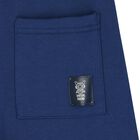 Boys Blue Camouflage Joggers, 1, hi-res