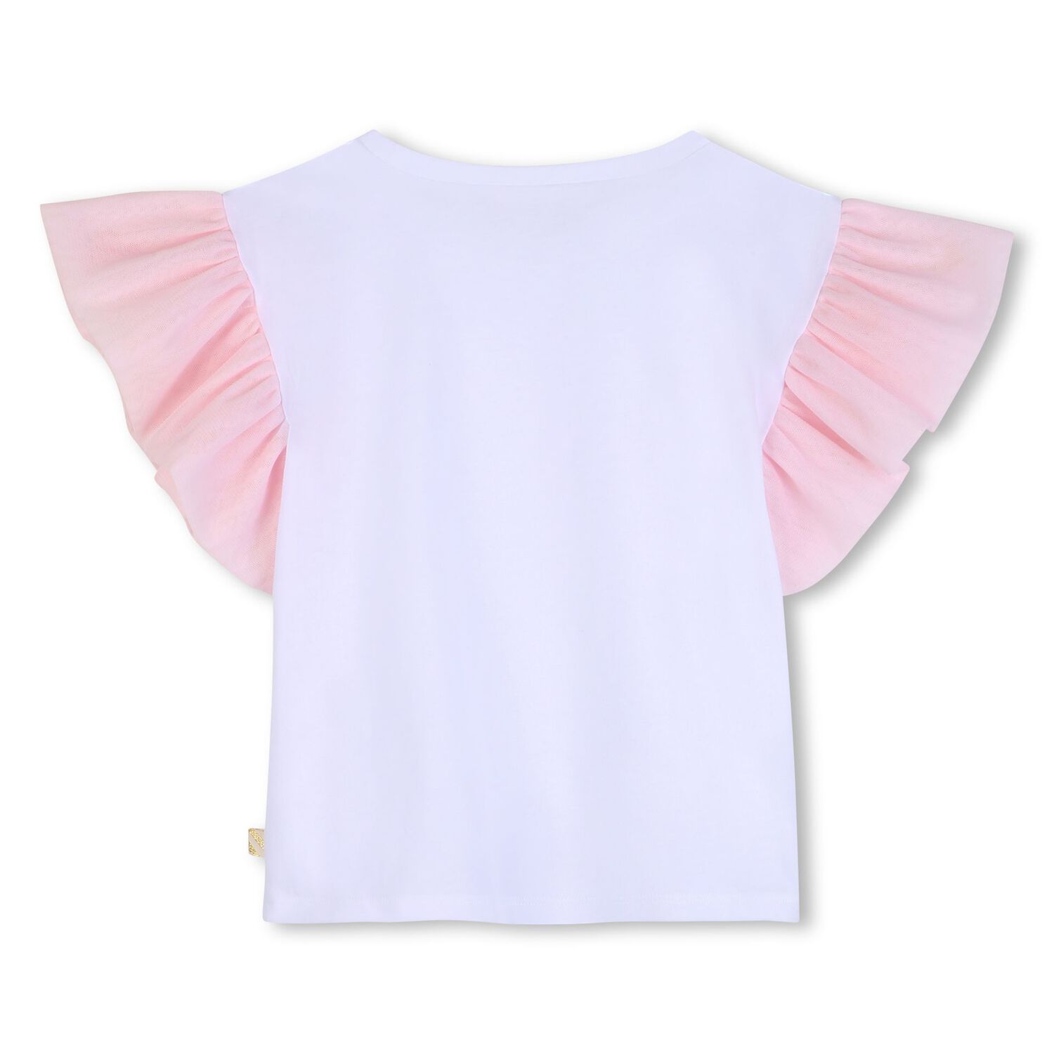 Girls White & Pink T-Shirt, 1, hi-res