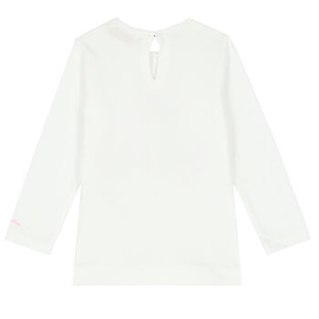 تيشيرت باللون الأبيض للبنات