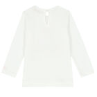 تيشيرت باللون الأبيض للبنات, 1, hi-res