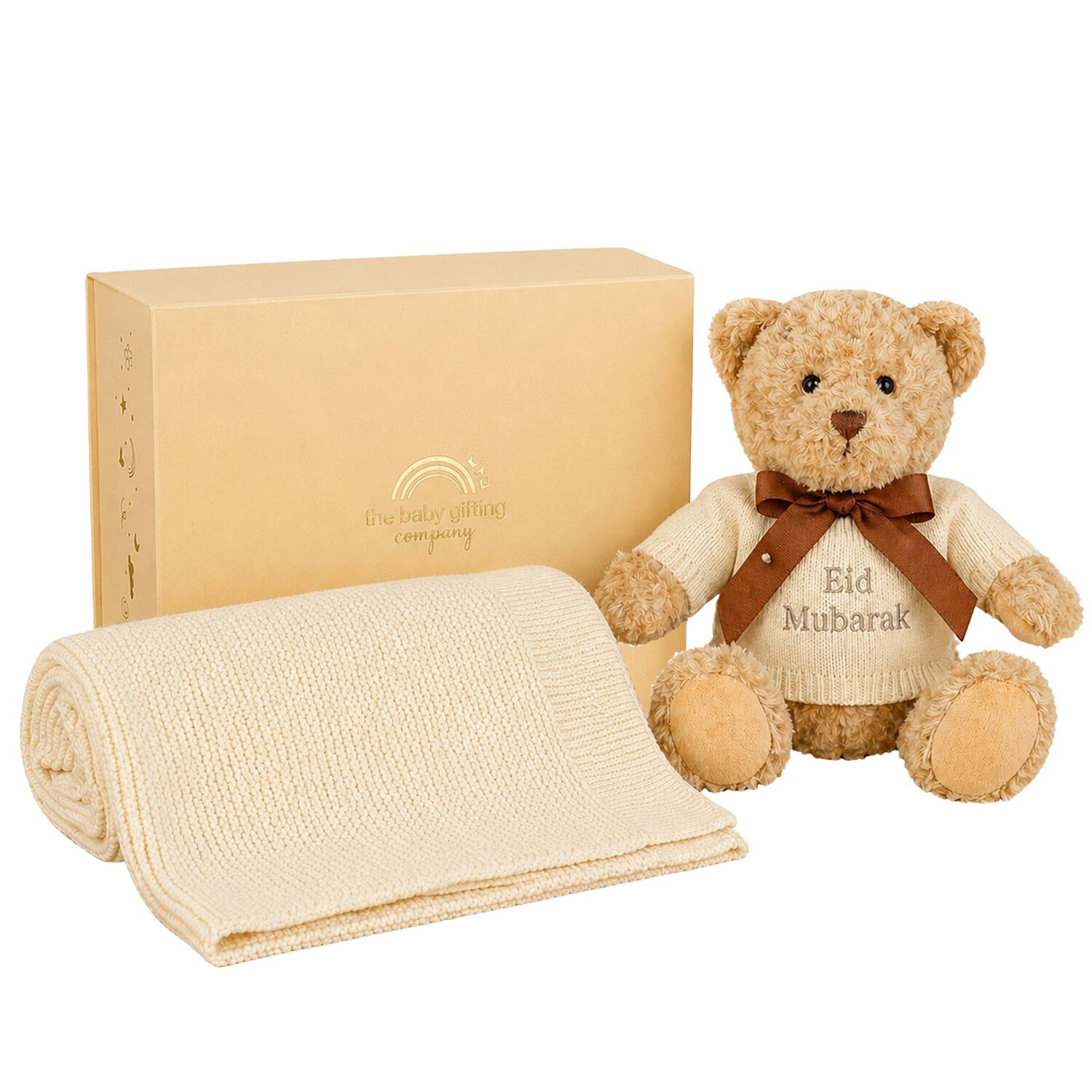Ivory Eid Mubarak Baby Gift Set, 1, hi-res
