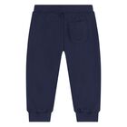 Younger Navy Blue Teddy Bear Logo Joggers, 2, hi-res