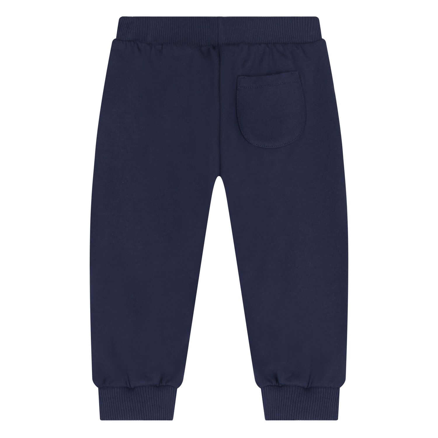 Younger Navy Blue Teddy Bear Logo Joggers, 2, hi-res