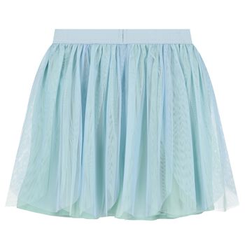 Girls Blue Tulle Skirt