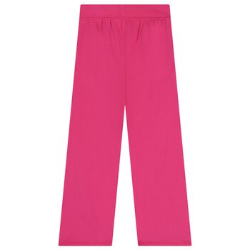 Girls Pink Logo Joggers
