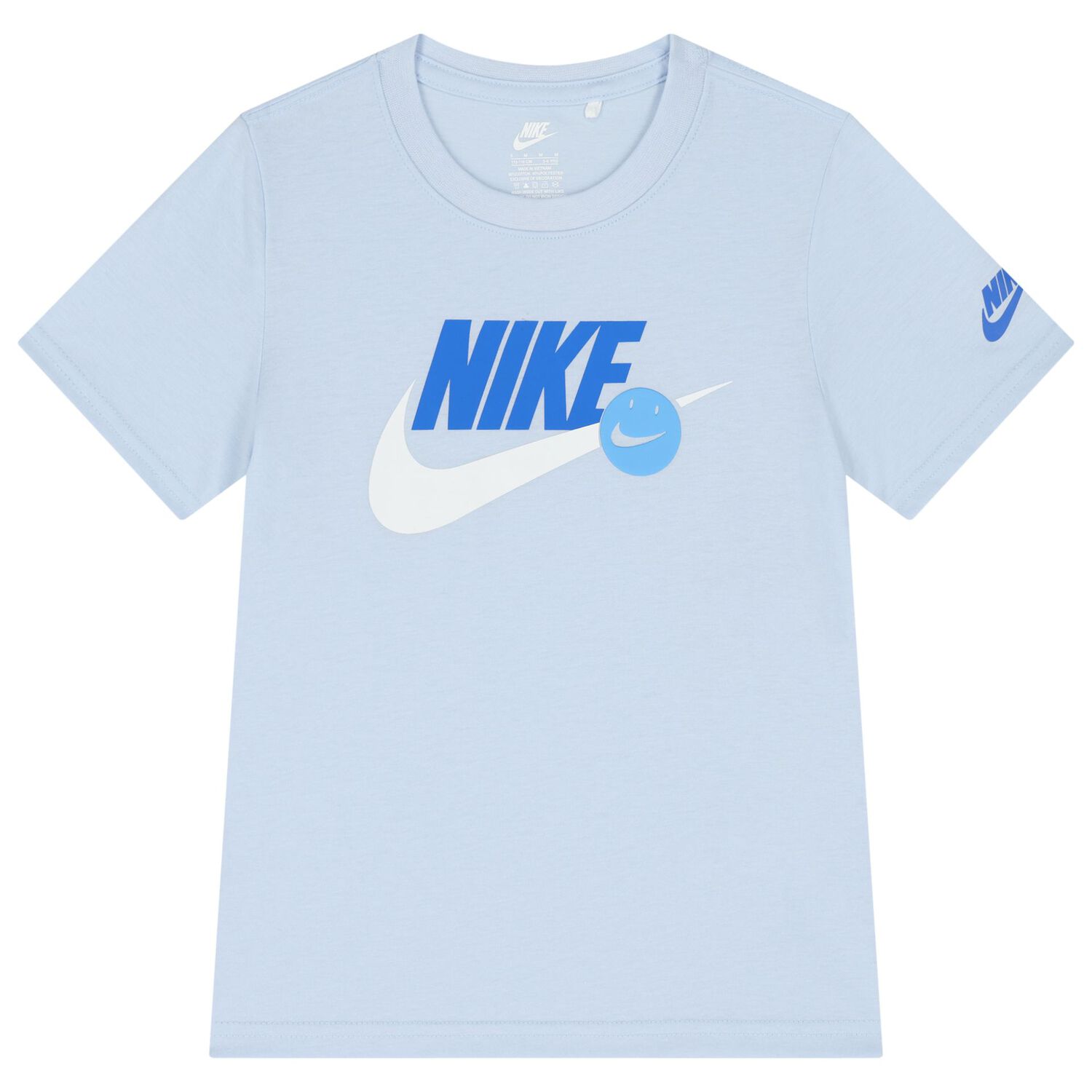 Boys Blue Logo Shorts Set, 1, hi-res