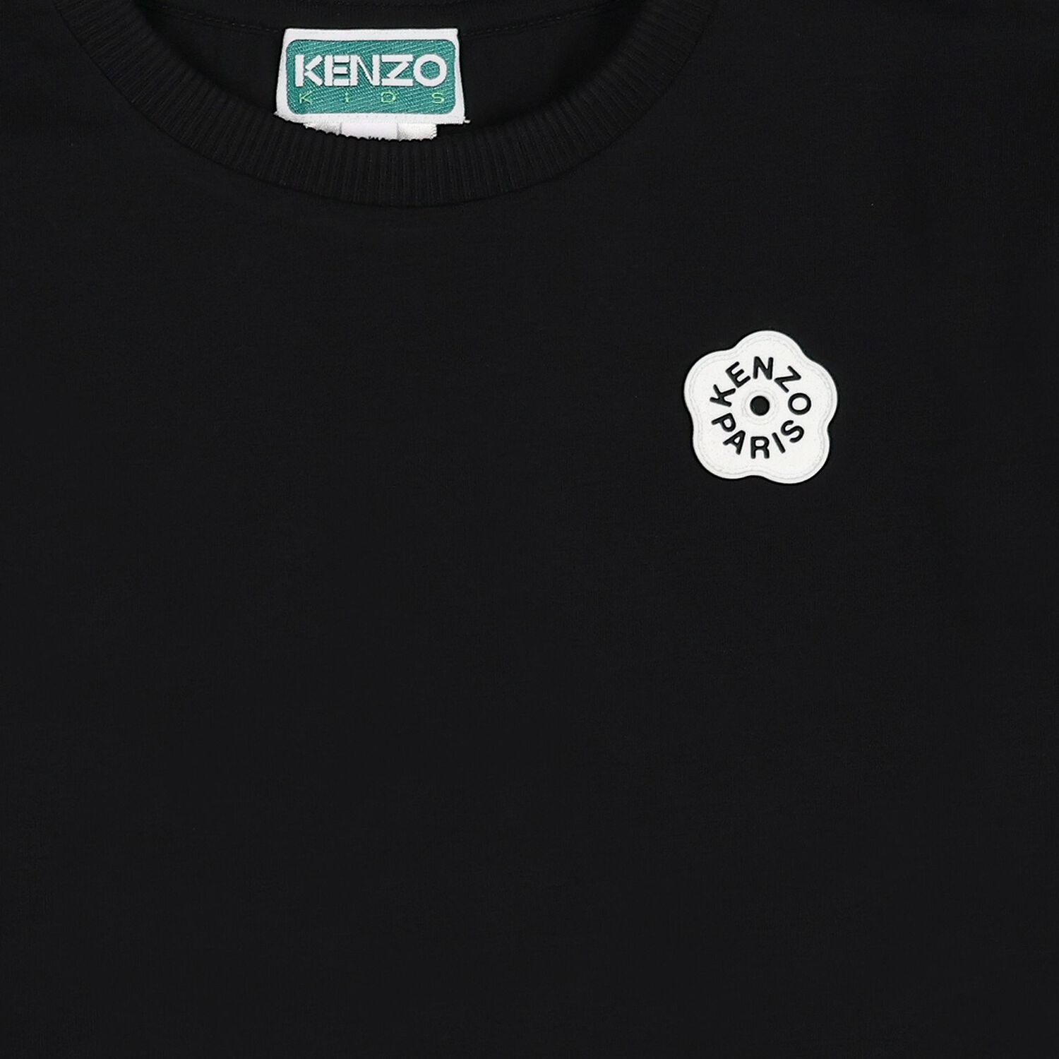 Girls Black Logo T-Shirt, 1, hi-res