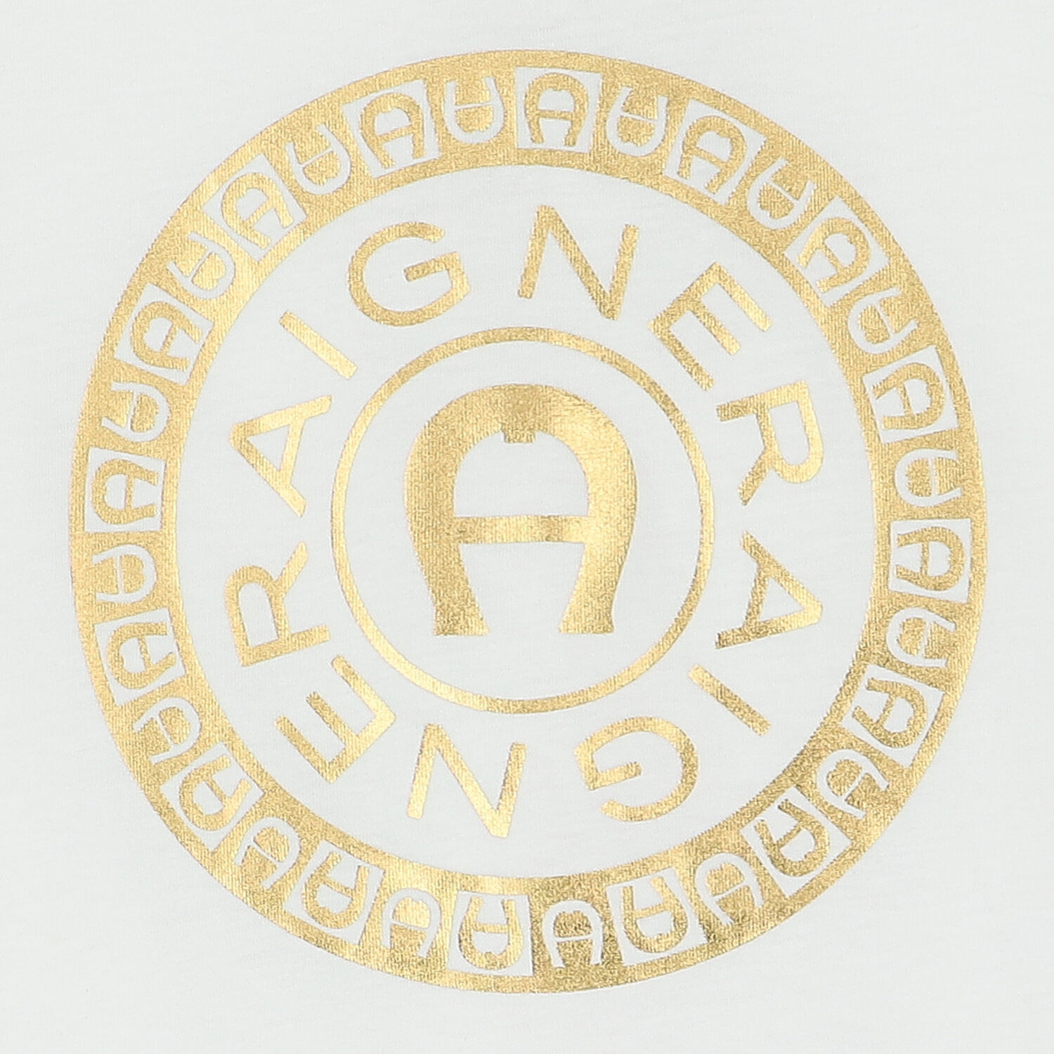 Boys White & Gold Logo T-Shirt, 1, hi-res