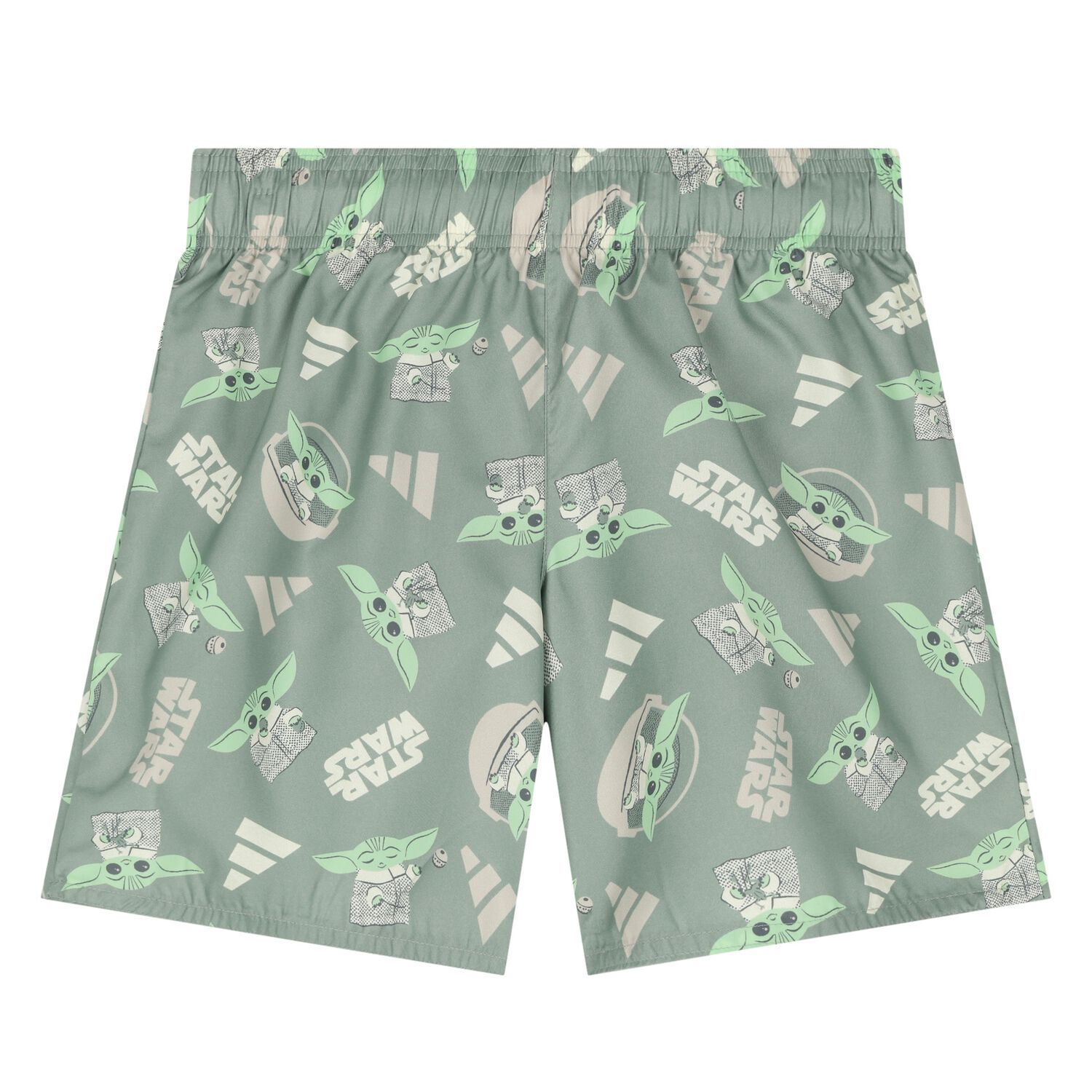 Boys Green Logo Star Wars Swim Shorts, 1, hi-res image number null