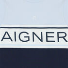 بيجاما بالشعار باللون الأزرق والكحلي للأولاد, 1, hi-res