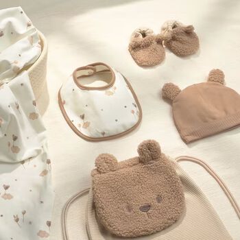 Ivory & Beige Teddy Bear Gift Set