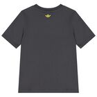 Boys Grey Logo T-Shirt, 2, hi-res