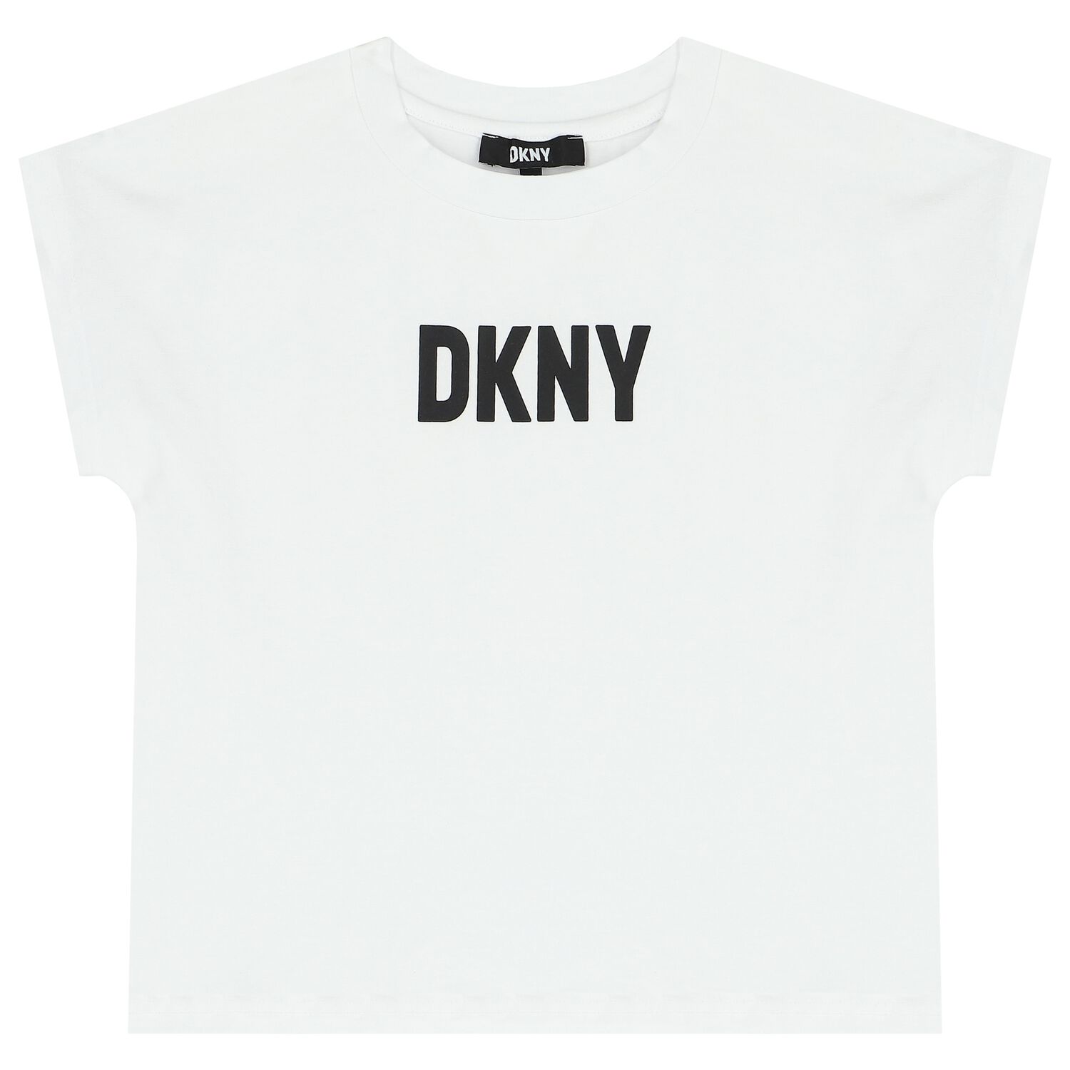 Girls White Logo T-Shirt, 2, hi-res image number null