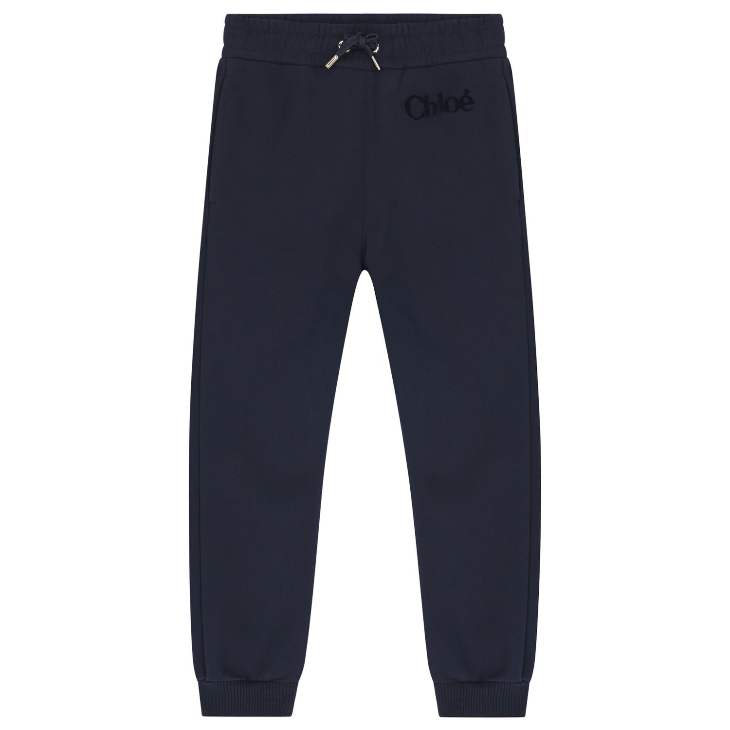 Girls Navy Blue Logo Joggers , 2, hi-res image number null