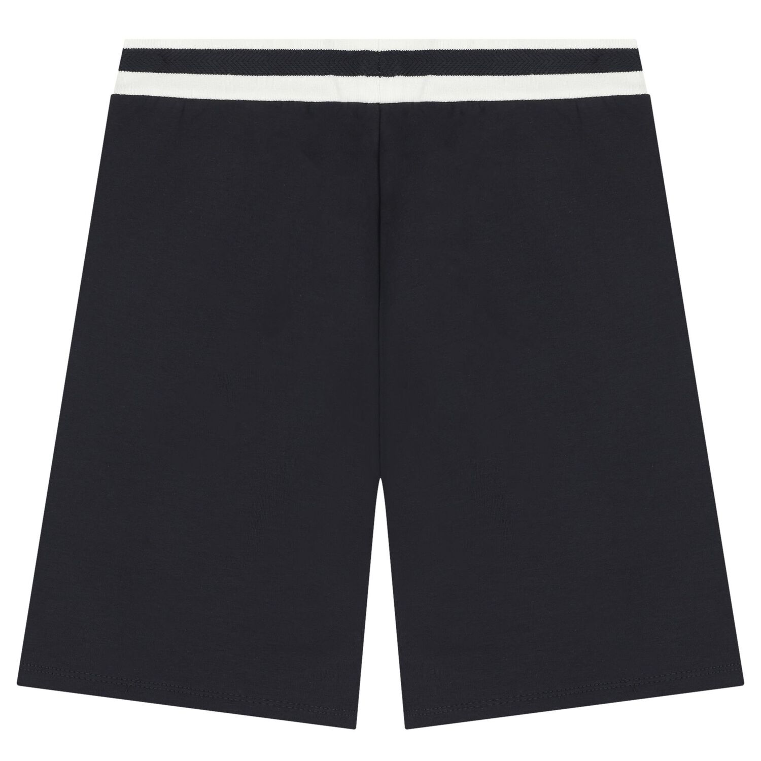 Boys Navy Blue Logo Shorts, 1, hi-res