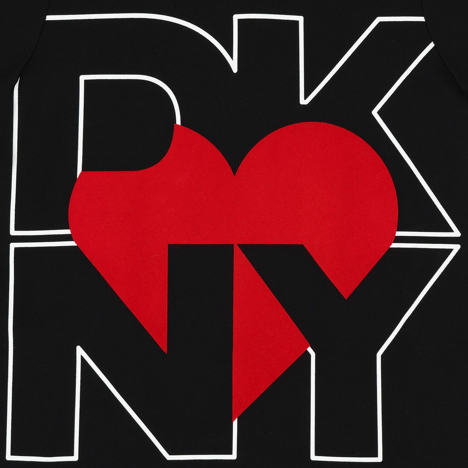 فستان بنات بالشعار باللون الأسود, 1, hi-res